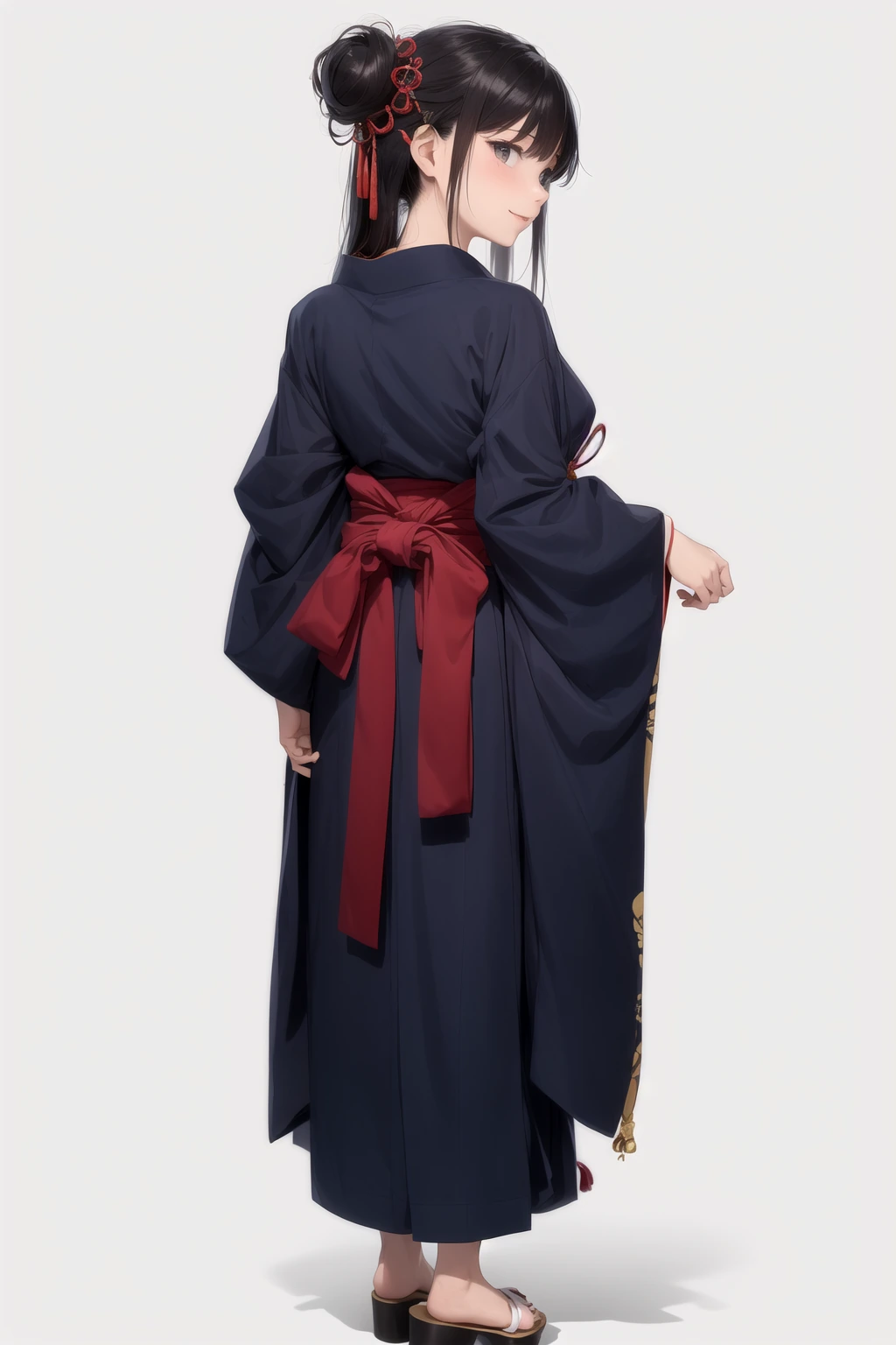 半幅帯・文庫結び
