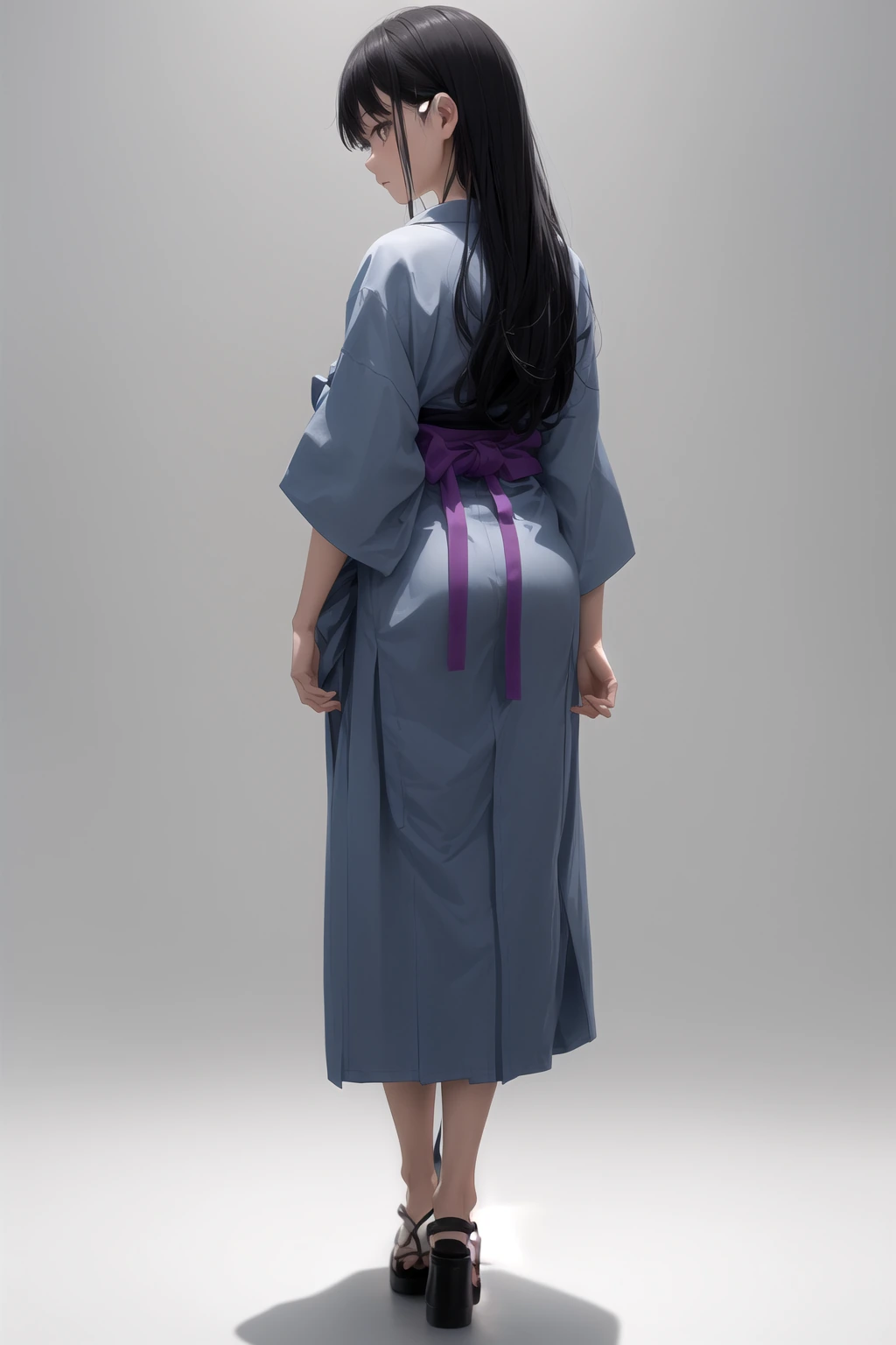 浴衣を羽織っただけ