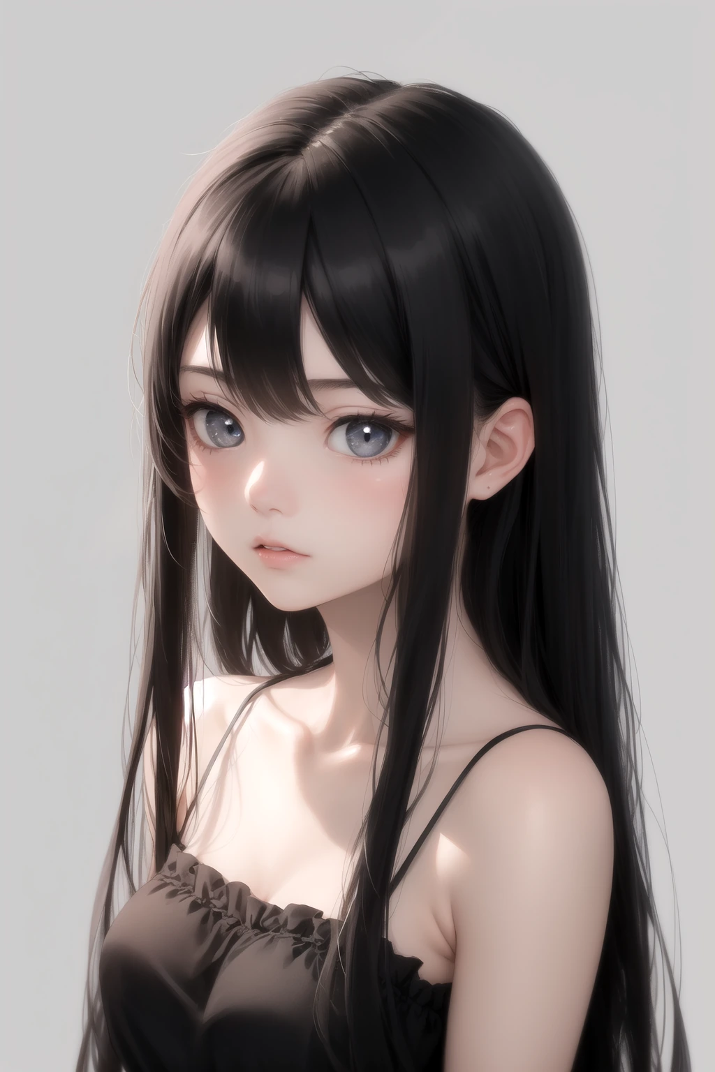 きょとんと見開く