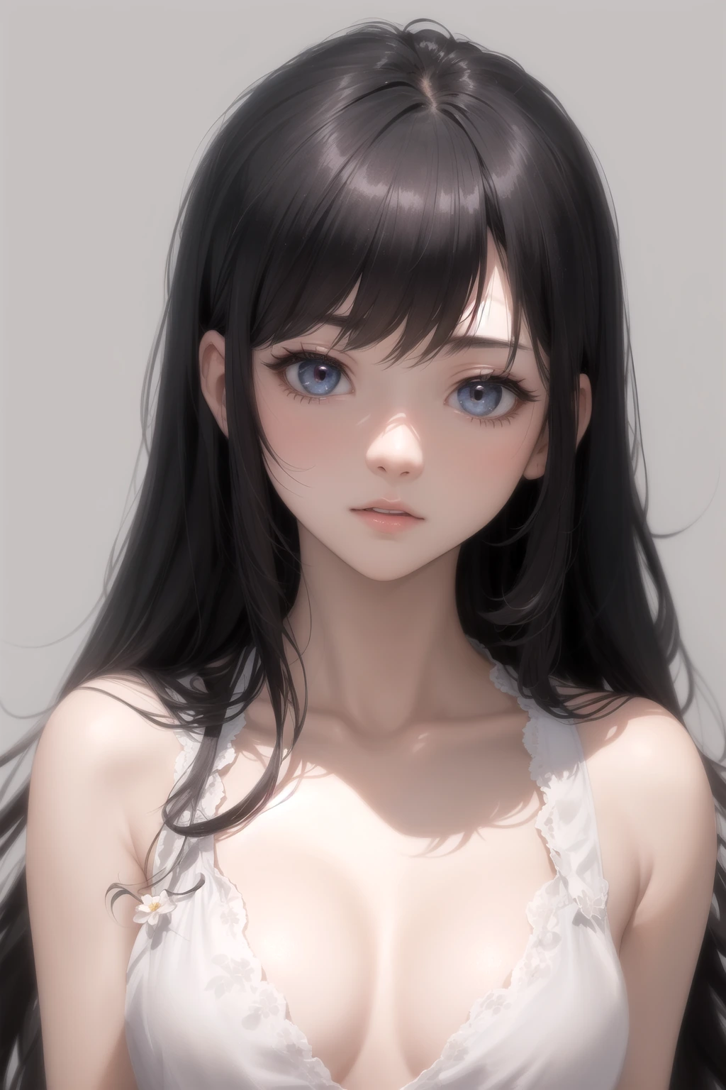 花を見る