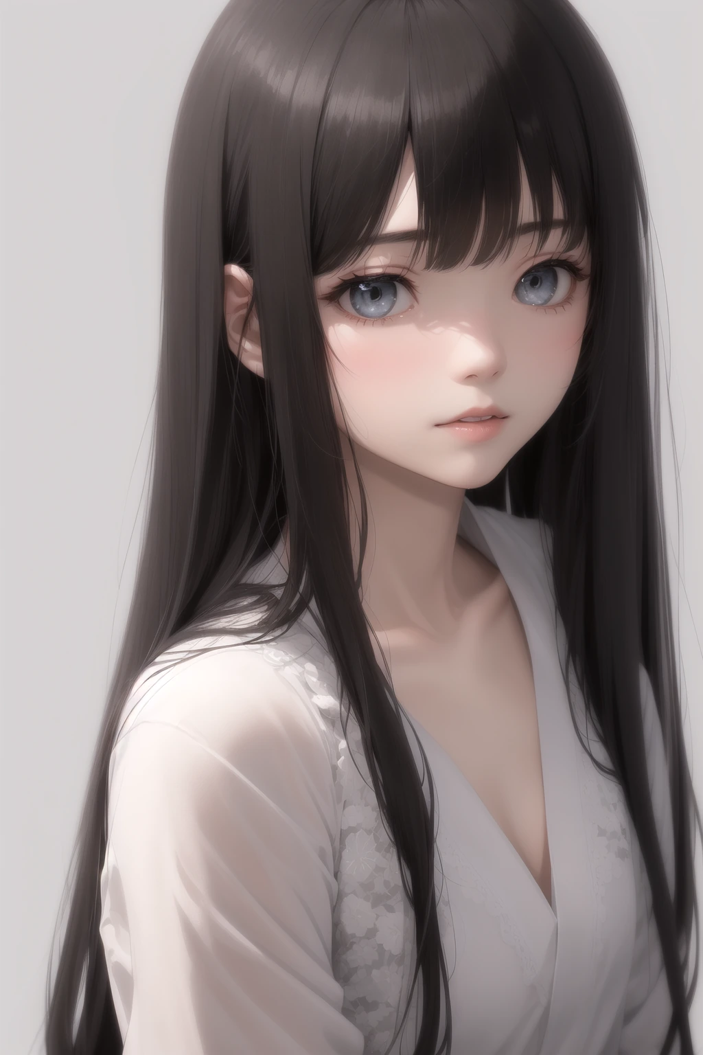 上目遣い×高俯瞰