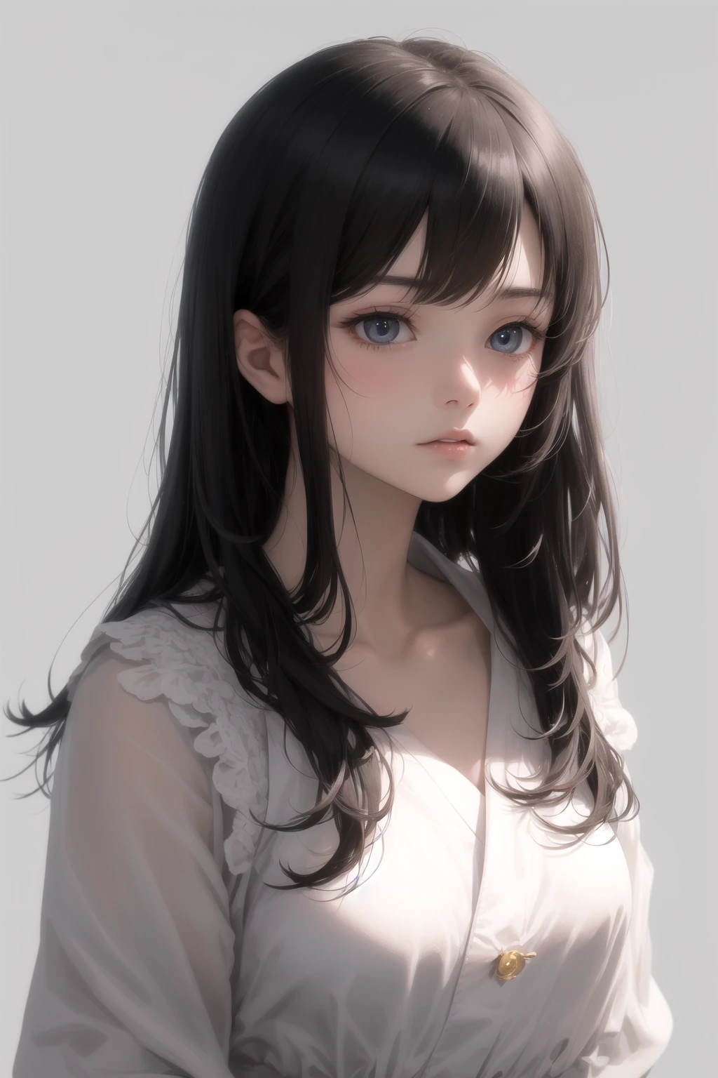 うつむき加減