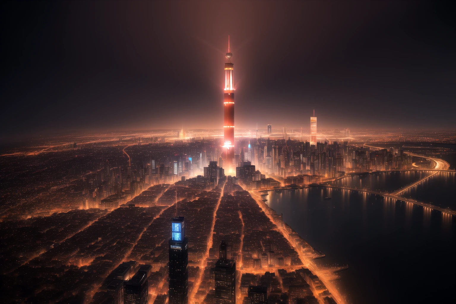 屋上からの夜景