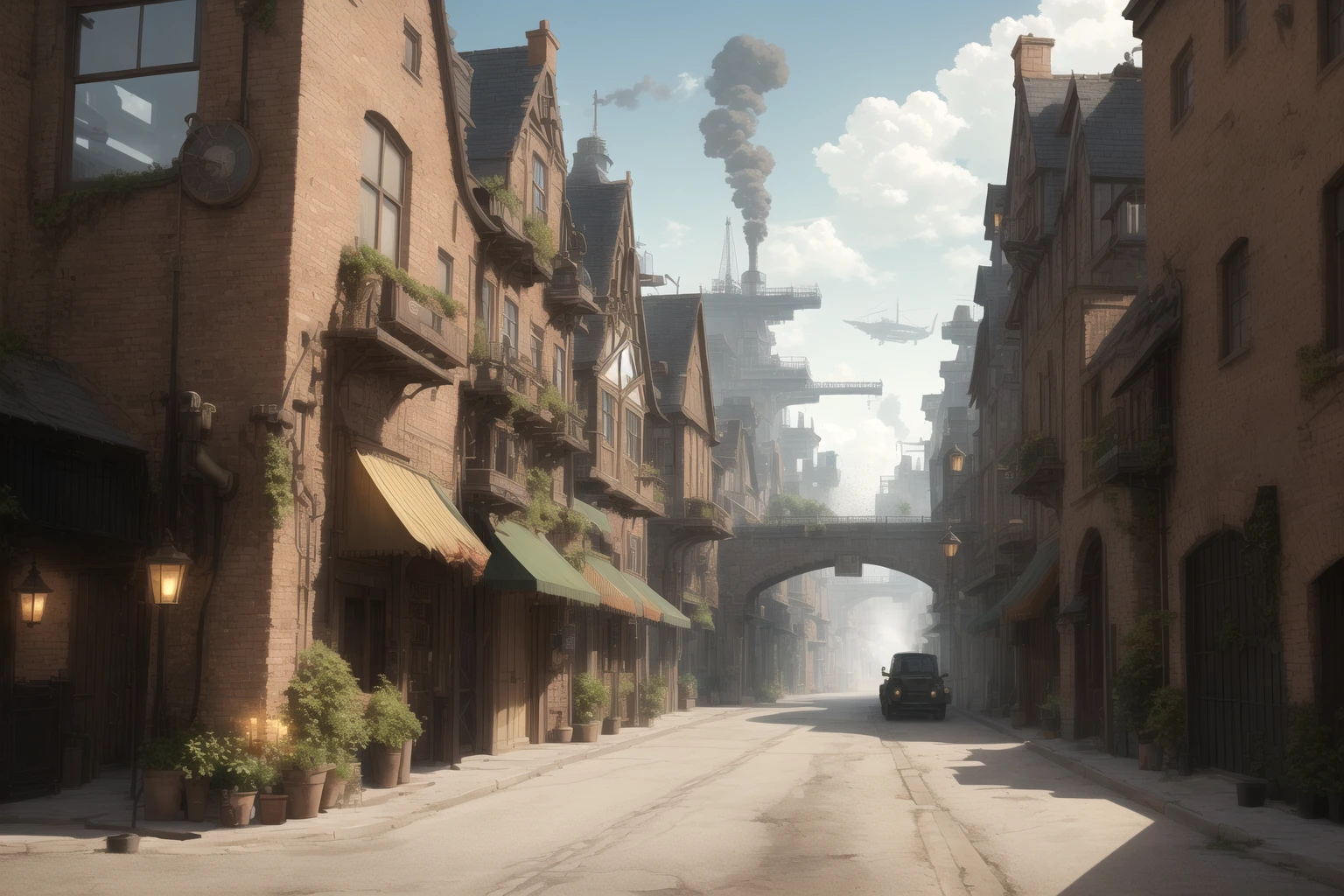スチームパンク都市