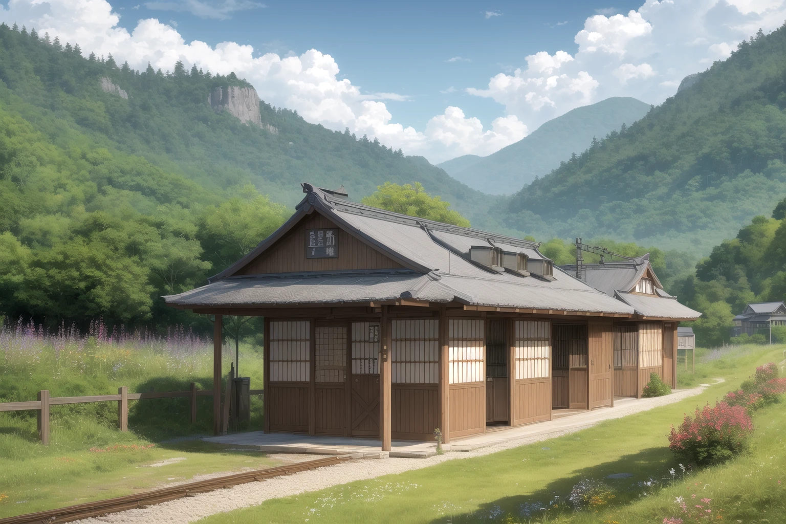 ローカル線の駅