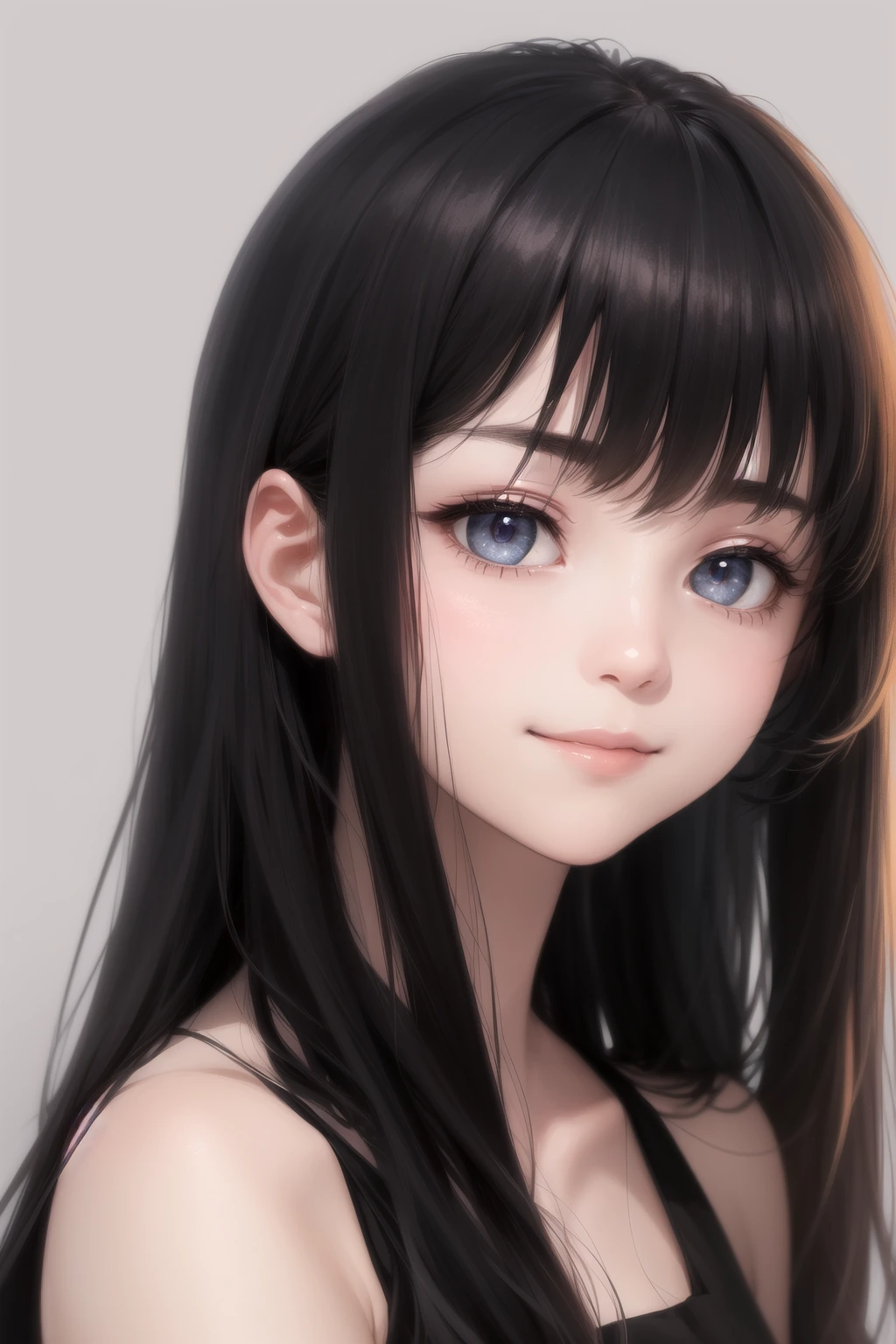 口を閉じた笑顔（closed-mouth smile）