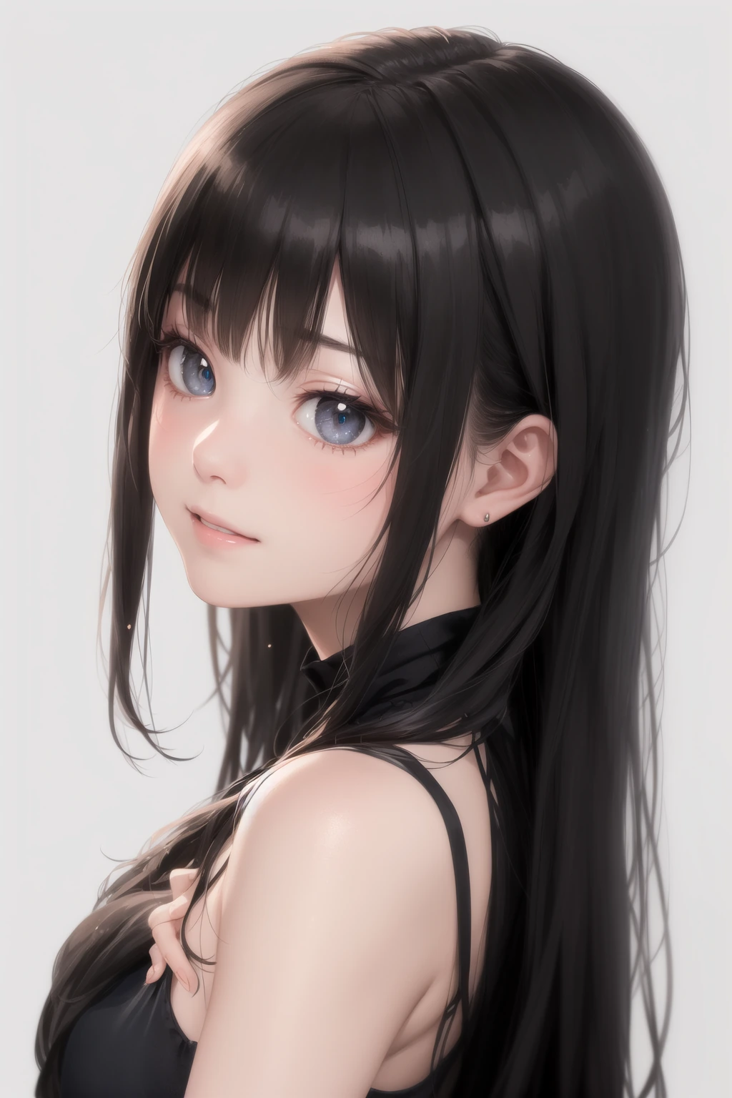 微かな笑顔（subtle smile）