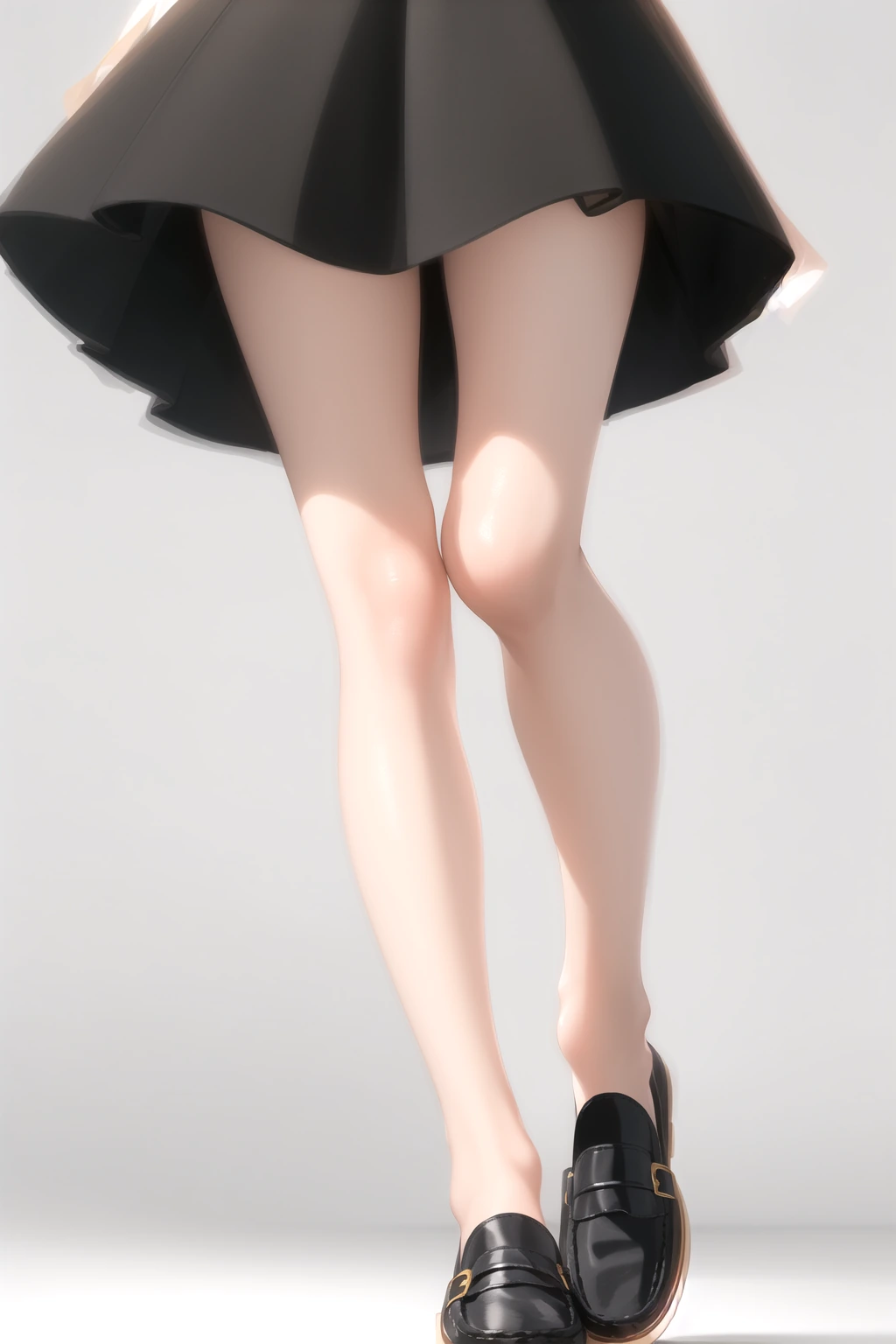 厚底ローファー