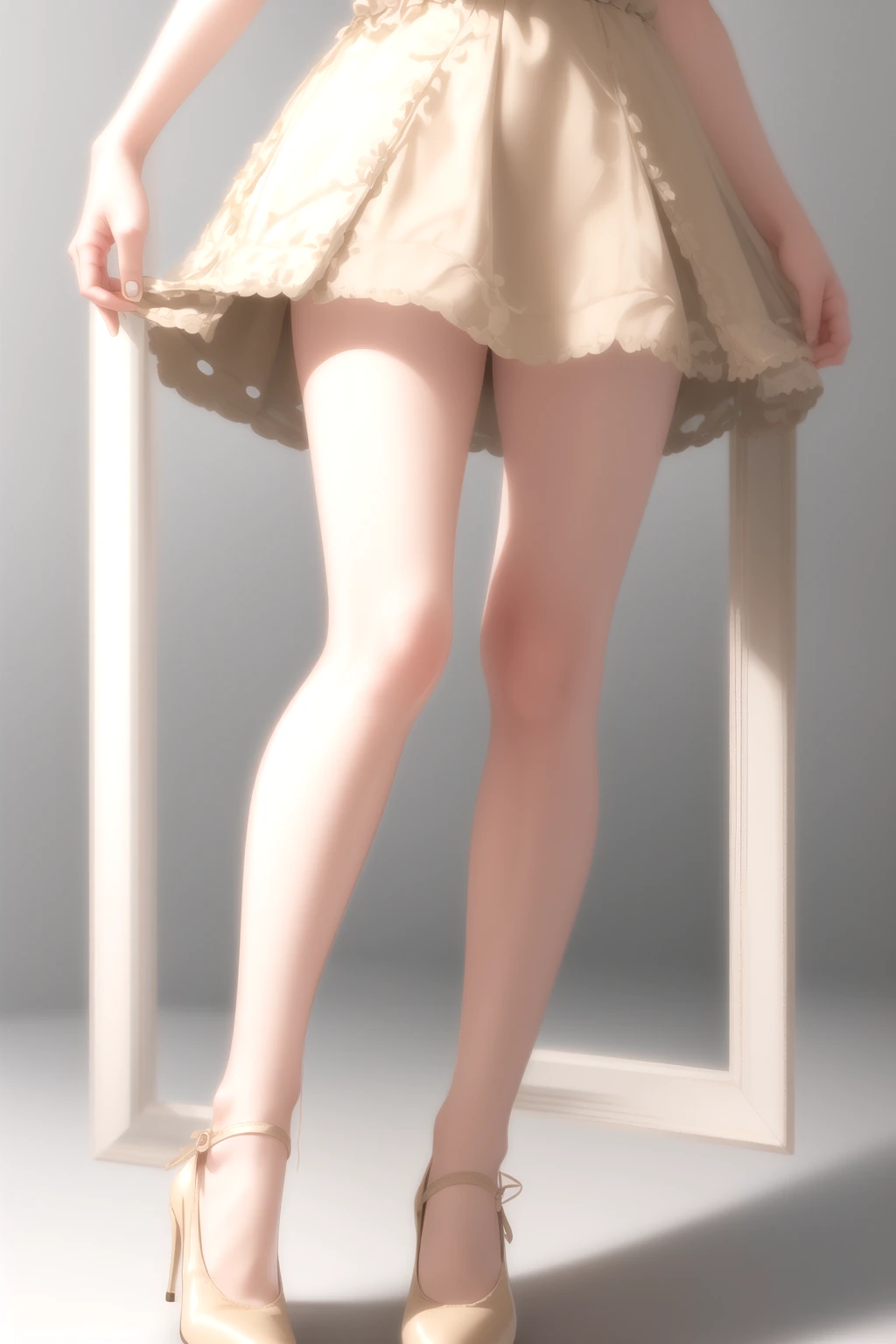 ラウンドパンプス