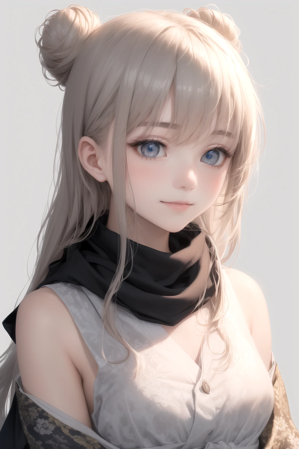 スカーフ巻き