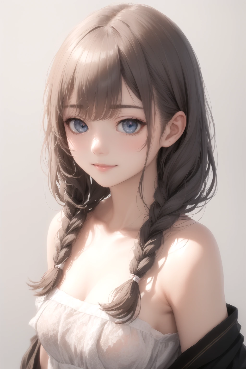 おさげ（両三つ編み）