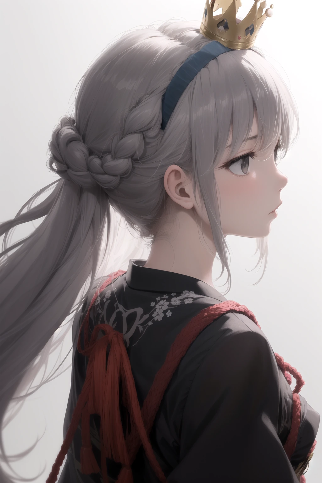 編み込みカチューシャ