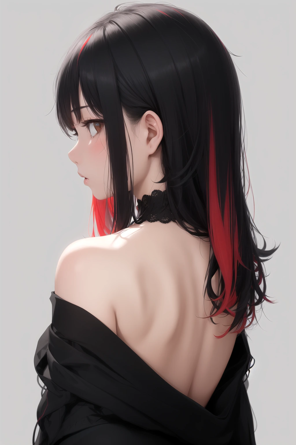 ツートン（黒×赤）