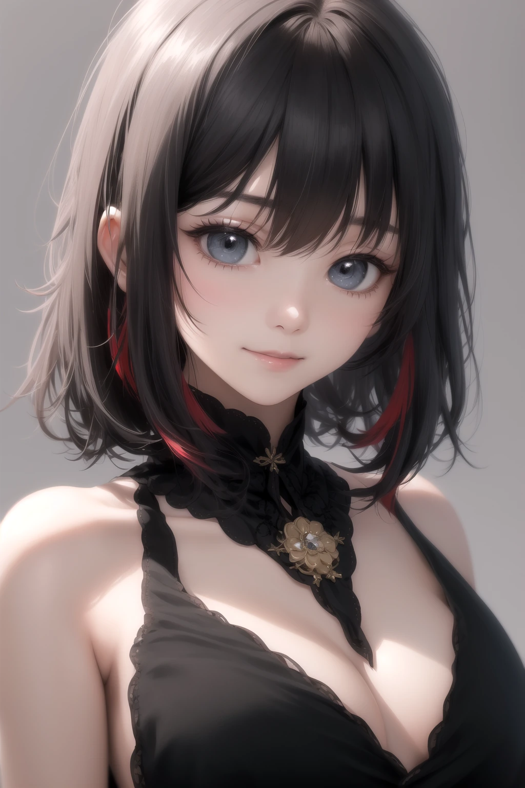 ツートン（黒×赤）