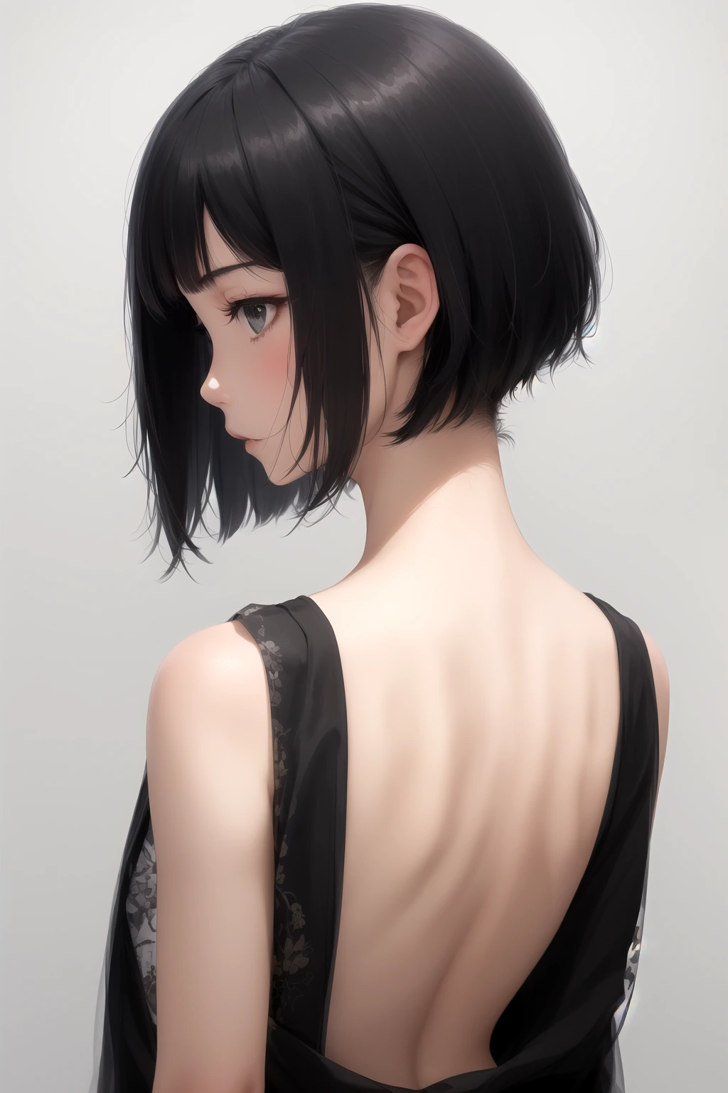 前下がりボブ