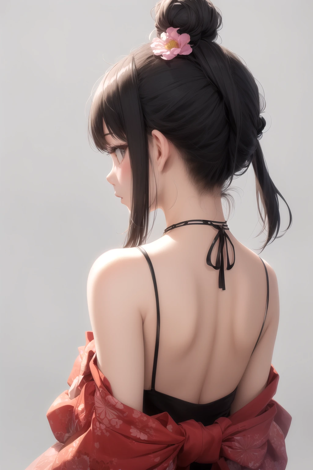 浴衣お団子