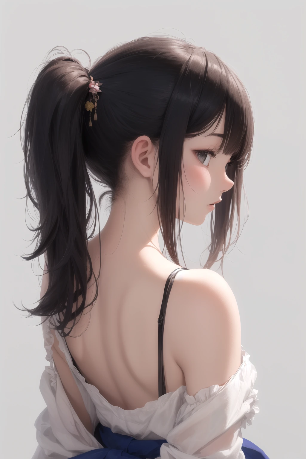 サイドポニーテール