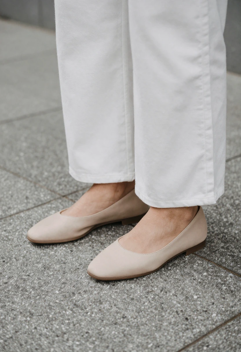 足元に焦点（foot focus）