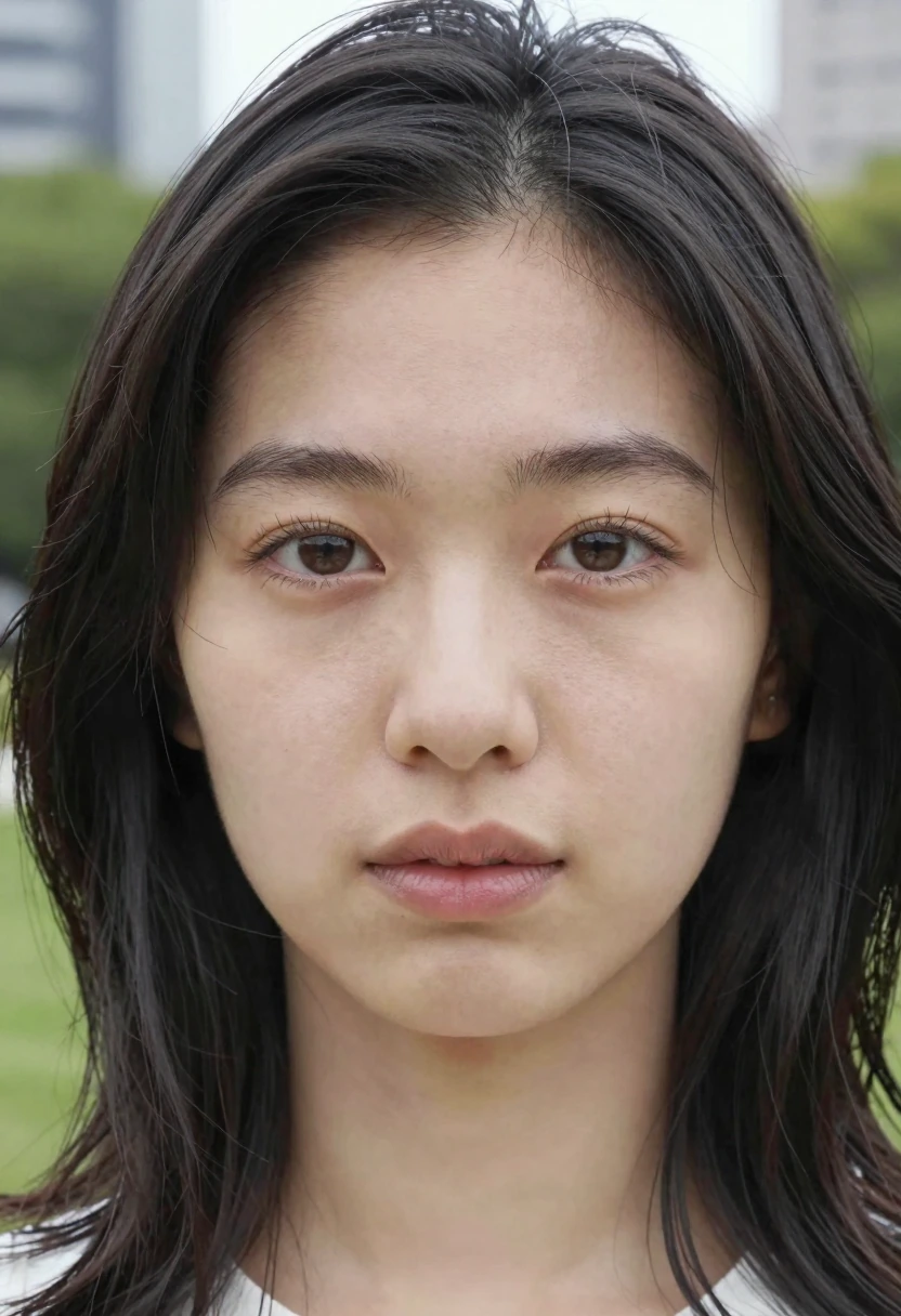 顔のクローズアップ（face close-up）