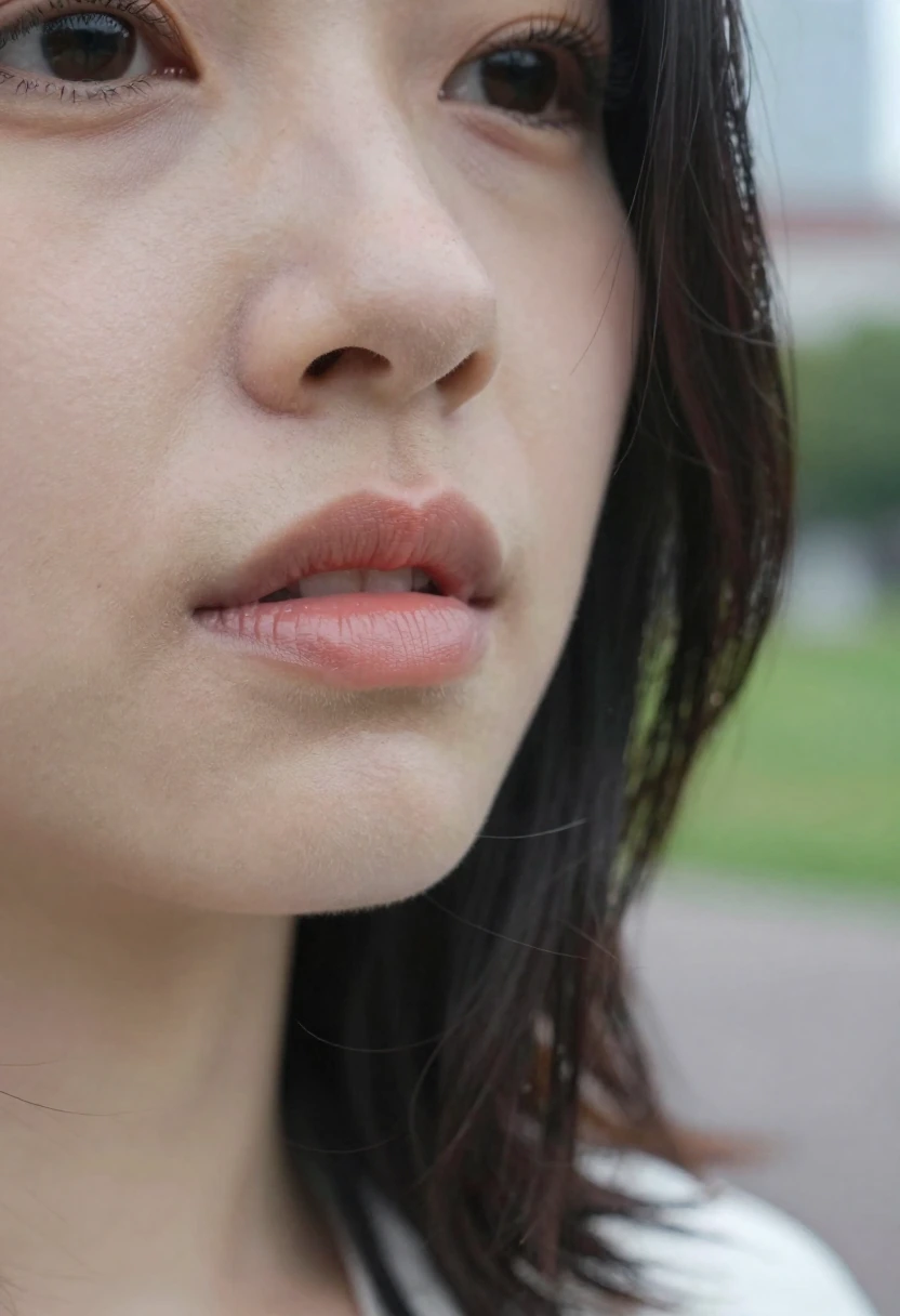 唇のクローズアップ（lips close-up）