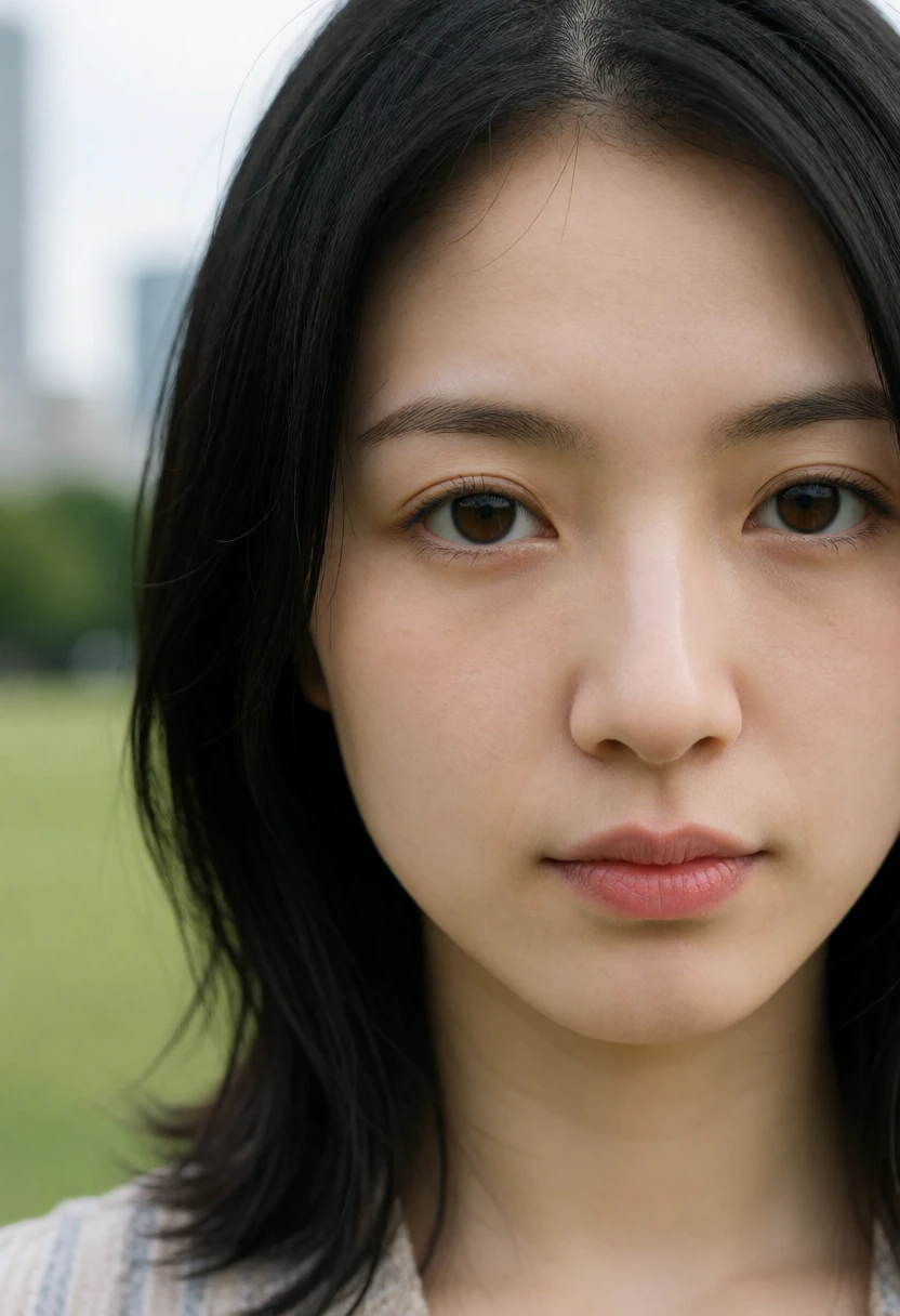 顔のクローズアップ(face close-up)