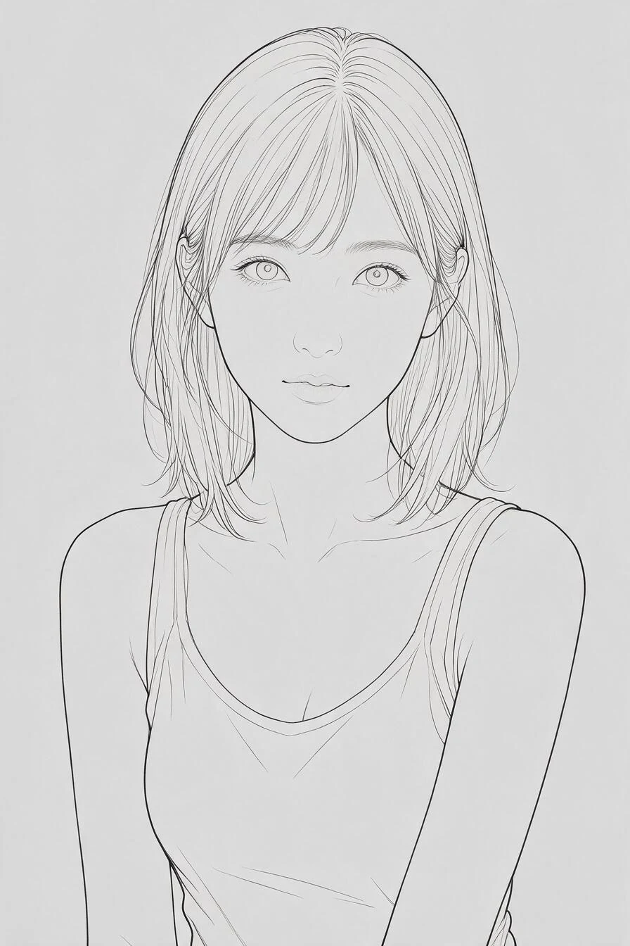 ラインアート(線画)