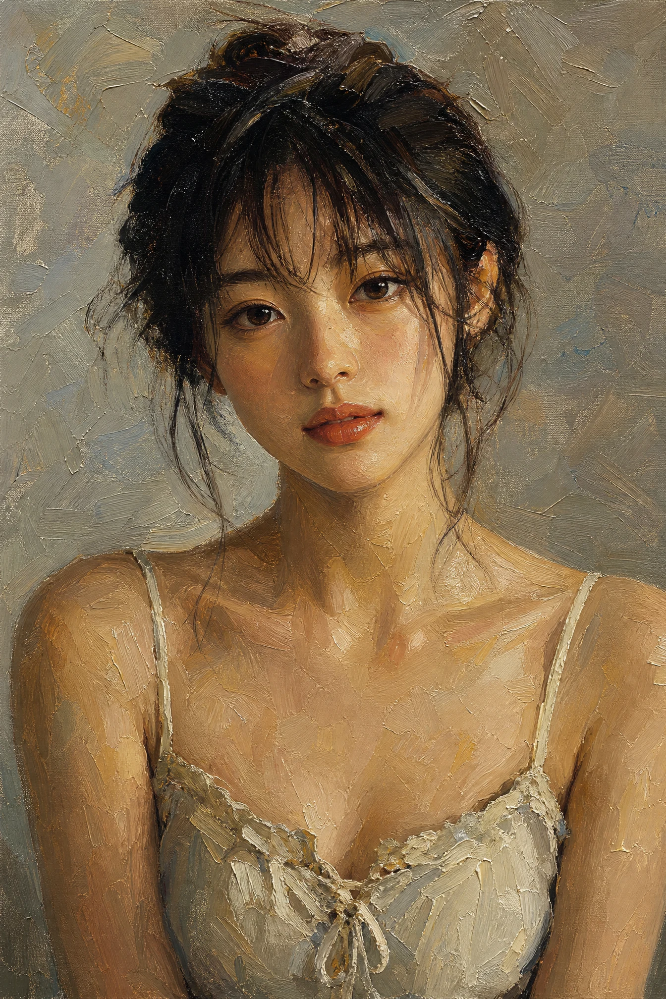油絵風
