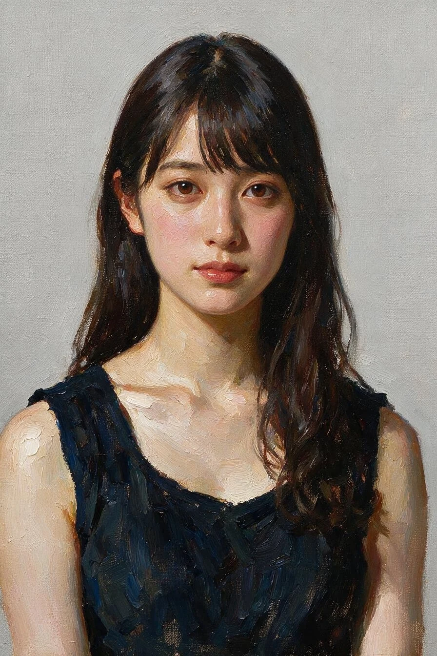 油絵風
