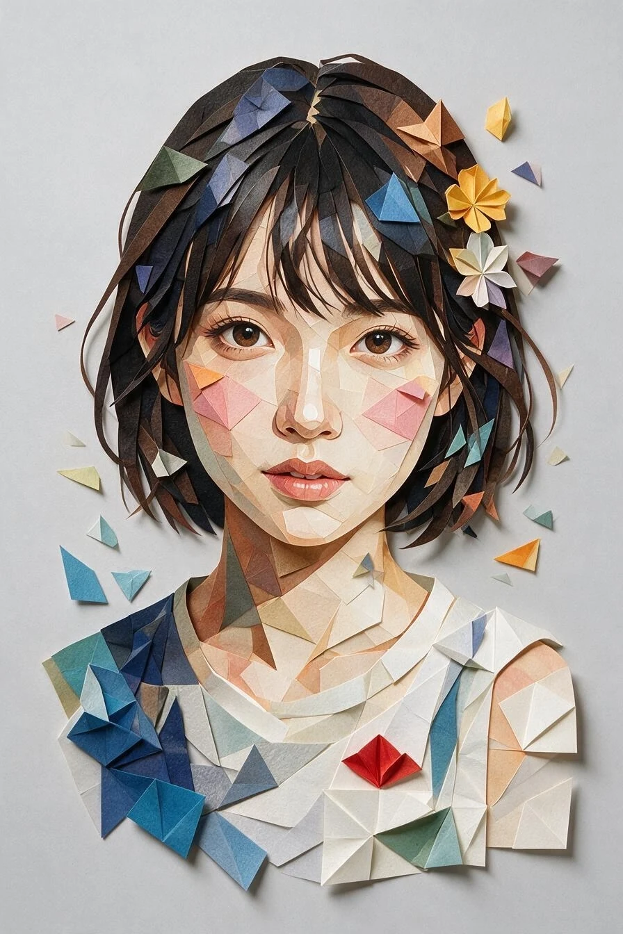 ペーパークラフト風