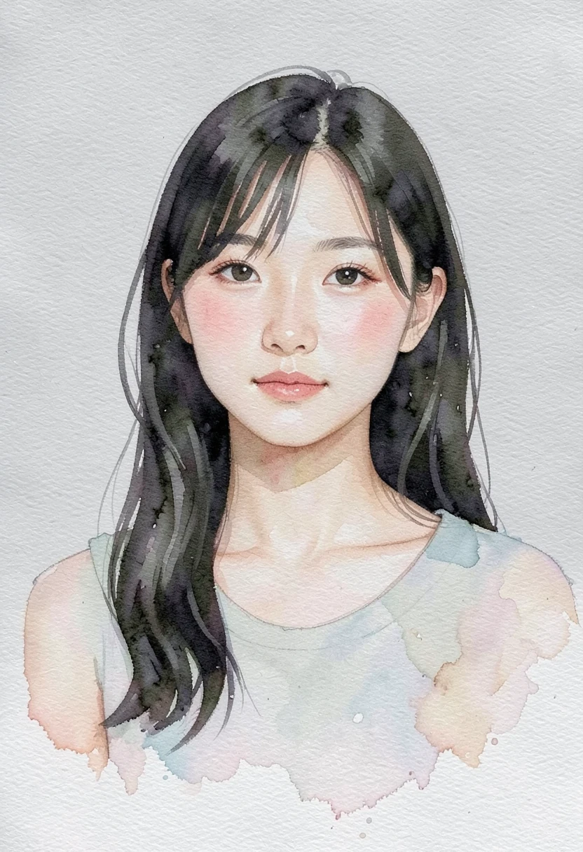 水彩画風
