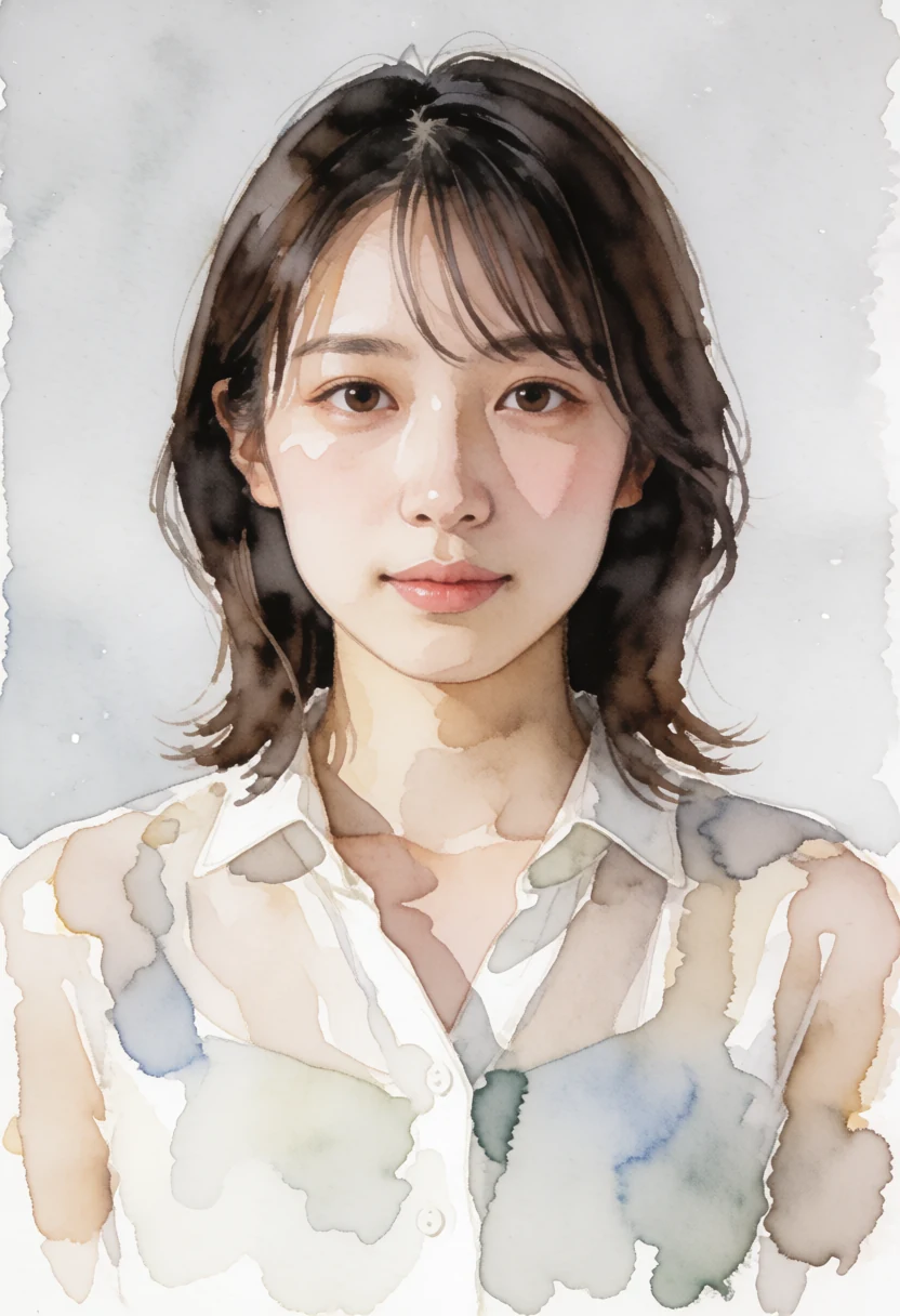 水彩画風