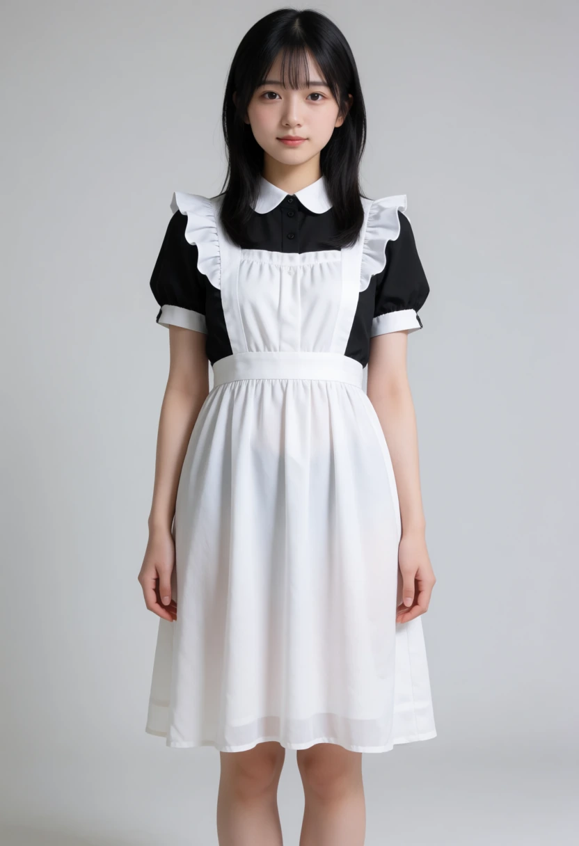 メイド風ワンピ