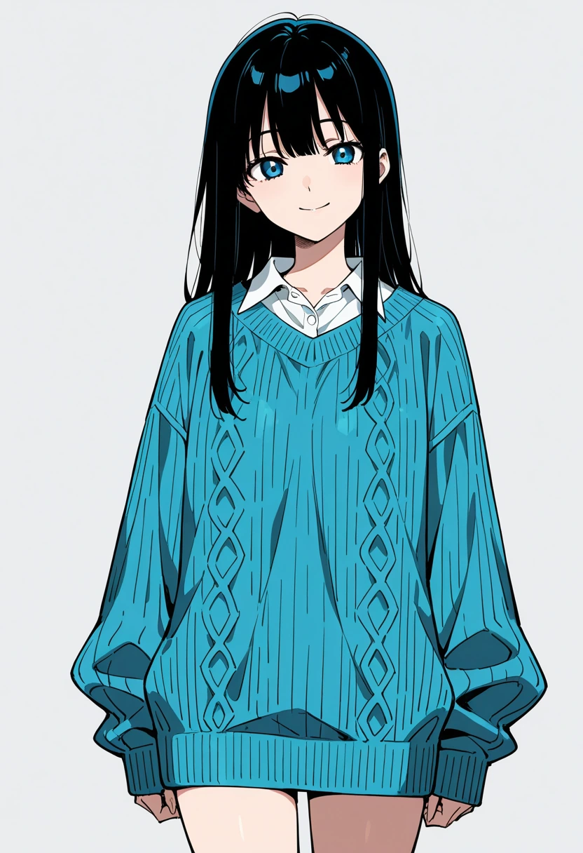 モックネックニット