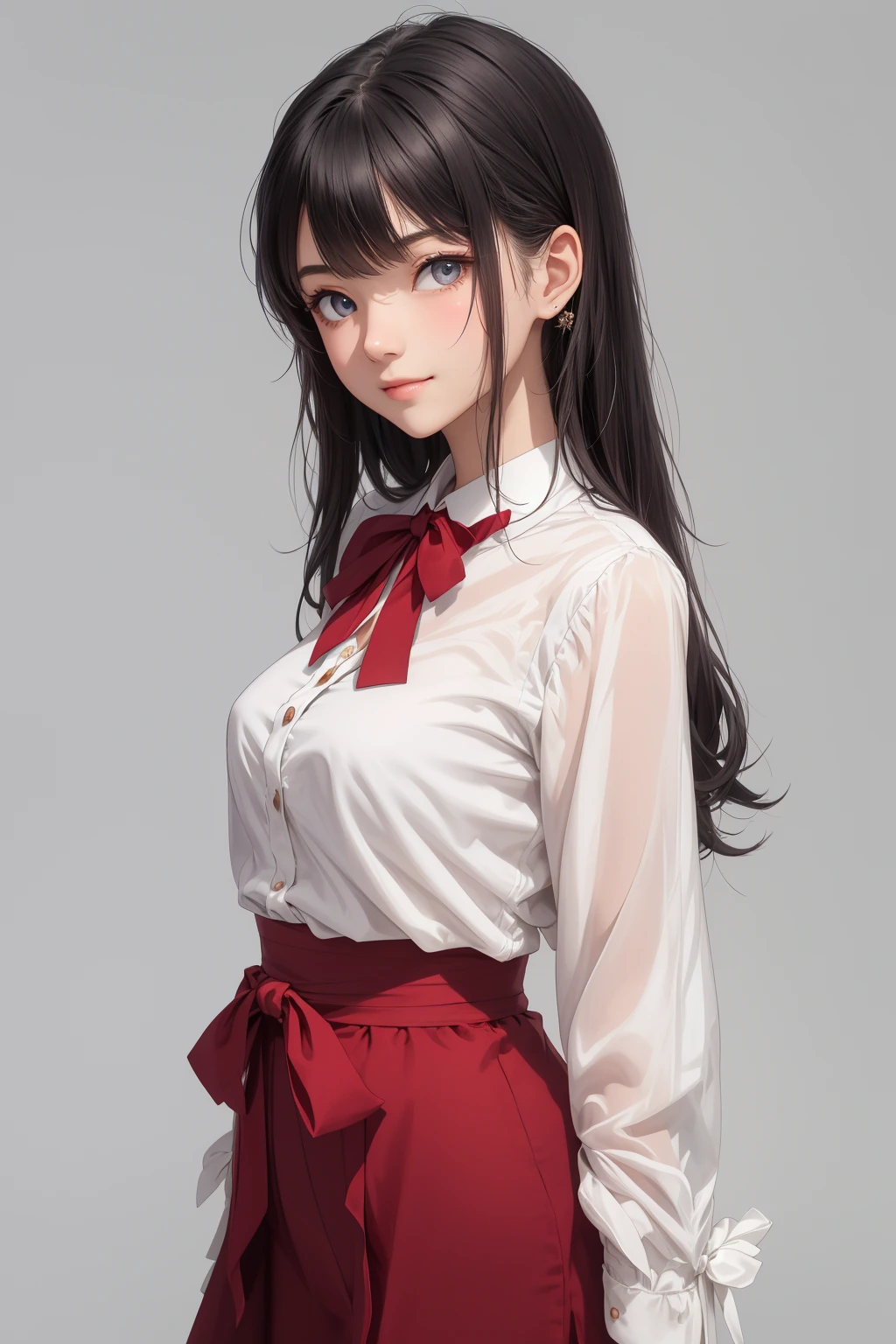 ボウタイブラウス