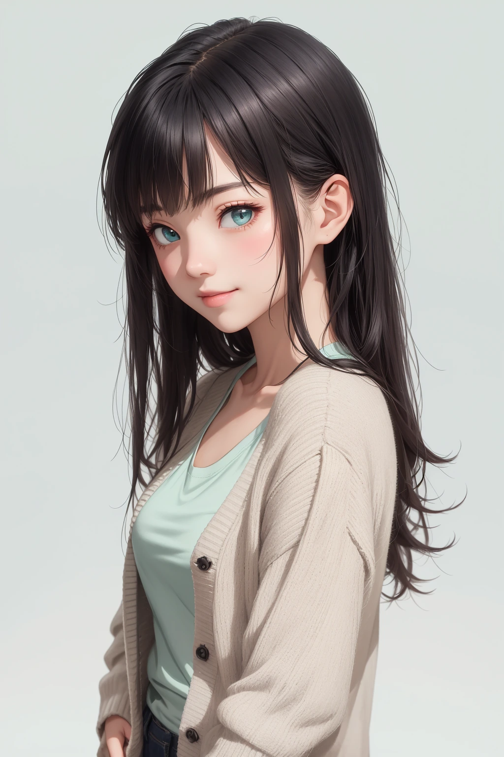 薄手カーディガン