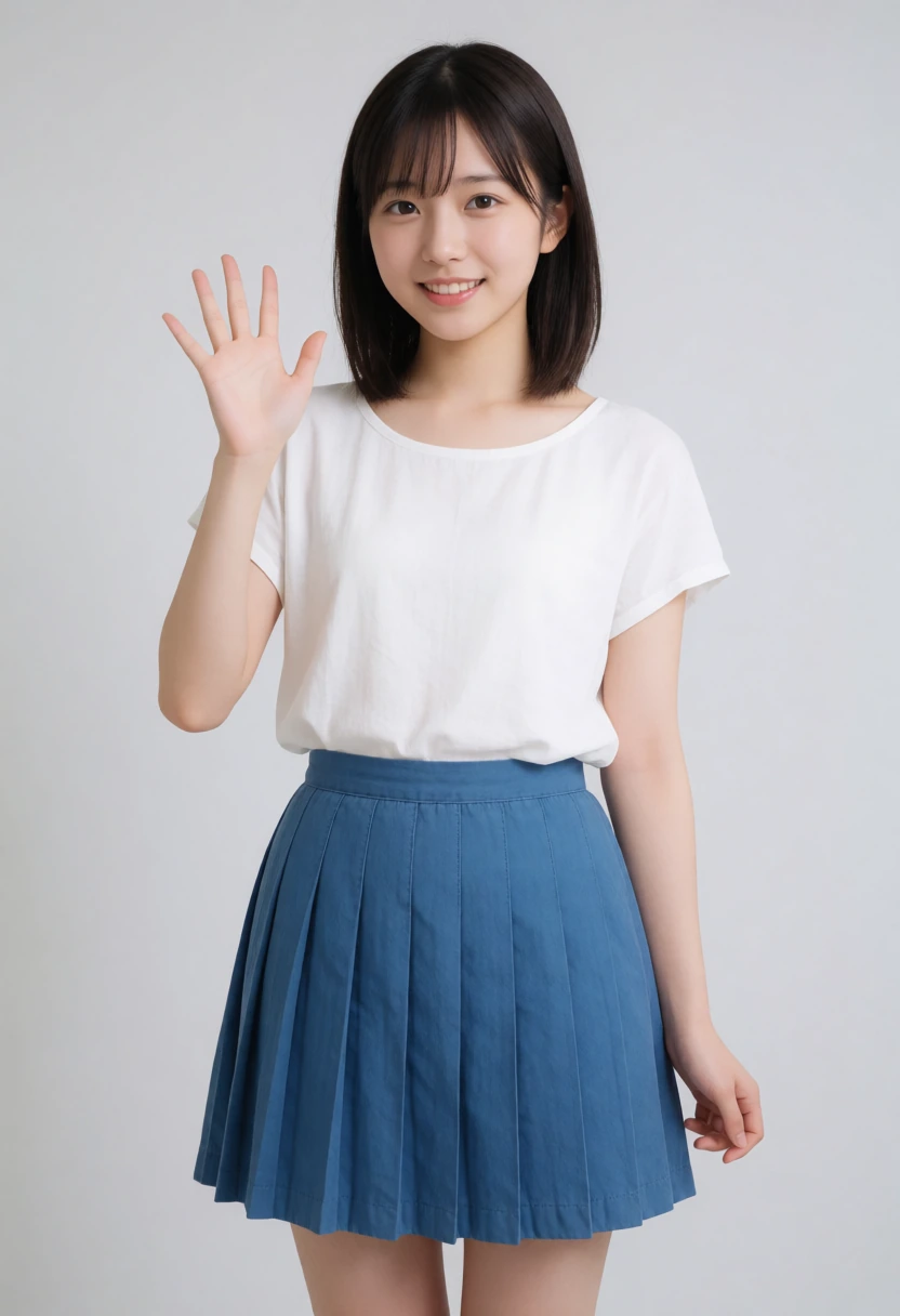 手を振る