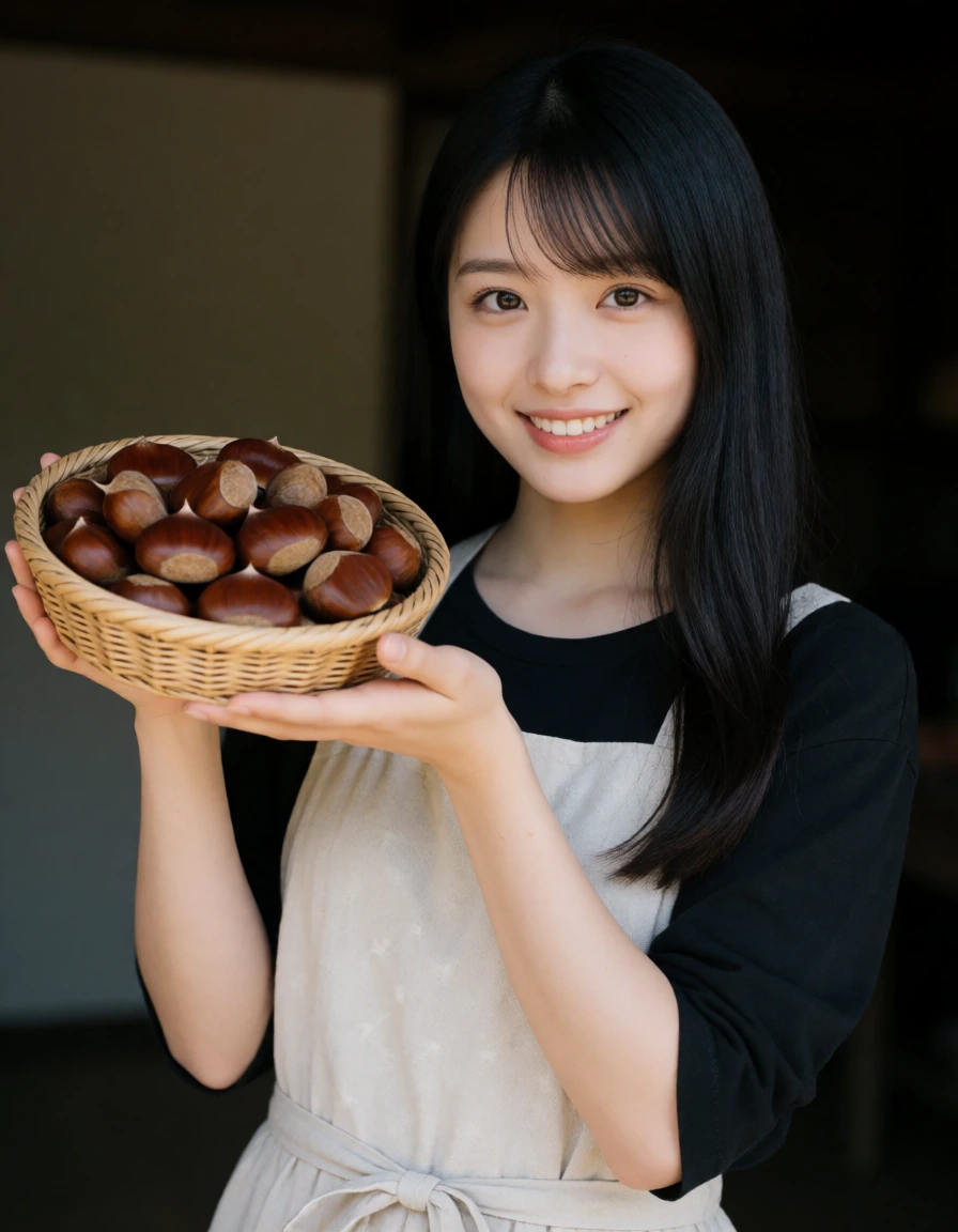 栗拾い