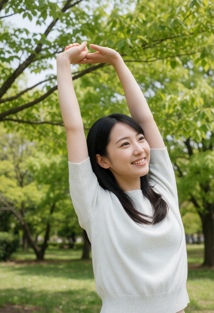 新緑の公園