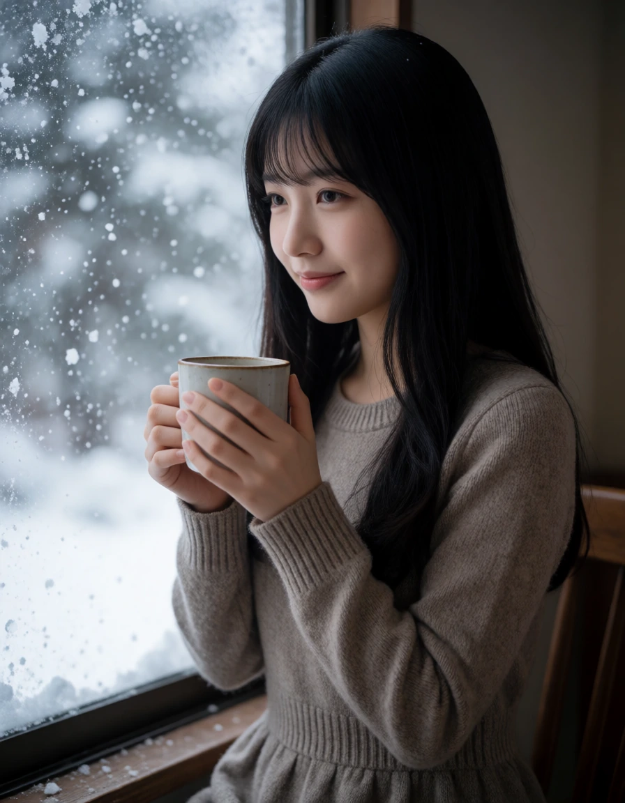 雪見窓辺