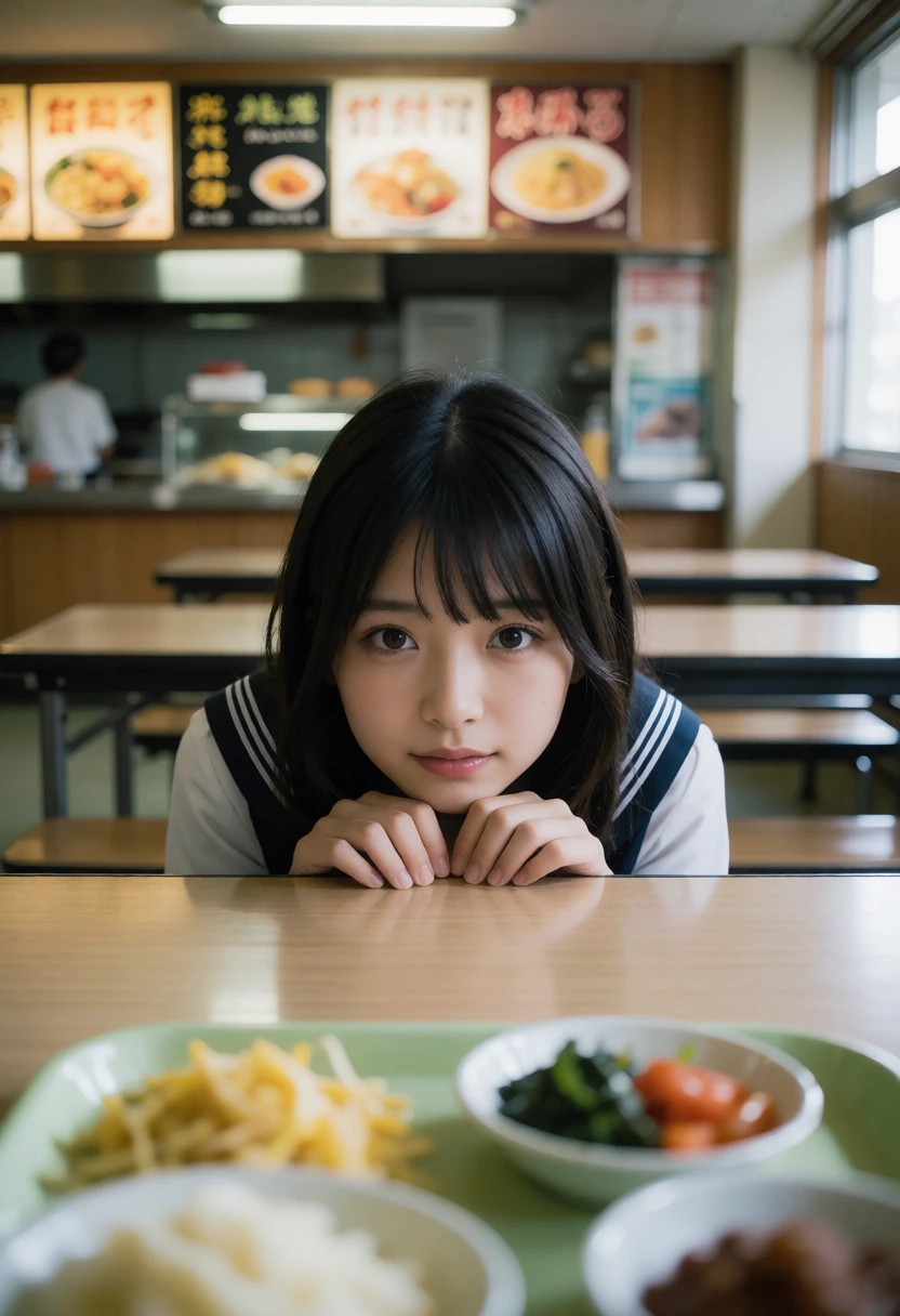 学食・テーブルの高さから
