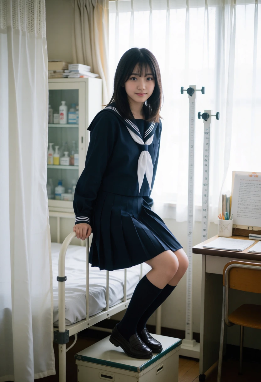 保健室・かぶり型セーラー(紺)