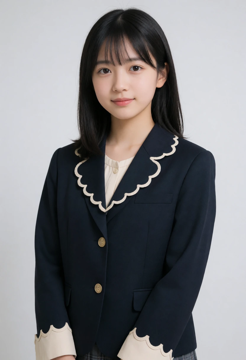 スカラップ襟・袖口