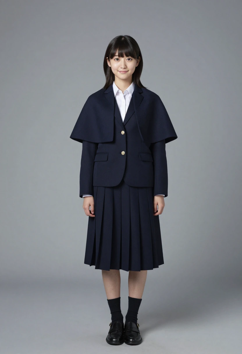 ケープ付き冬制服