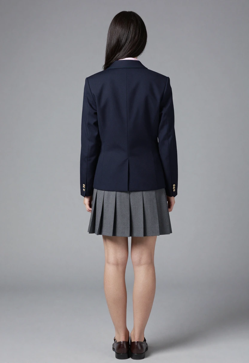桜色ブラウス×学年カラー