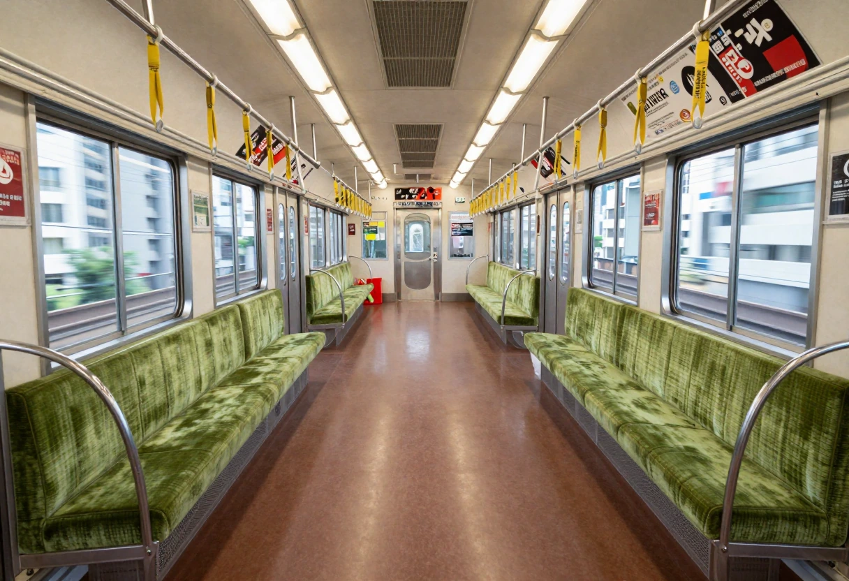 電車の中