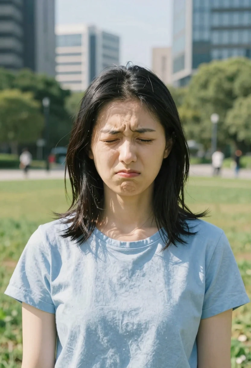慌てふためく（flustered）