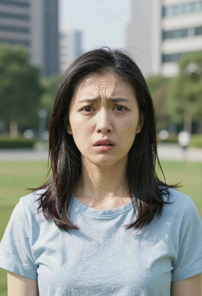 恐れおののく（terrified）