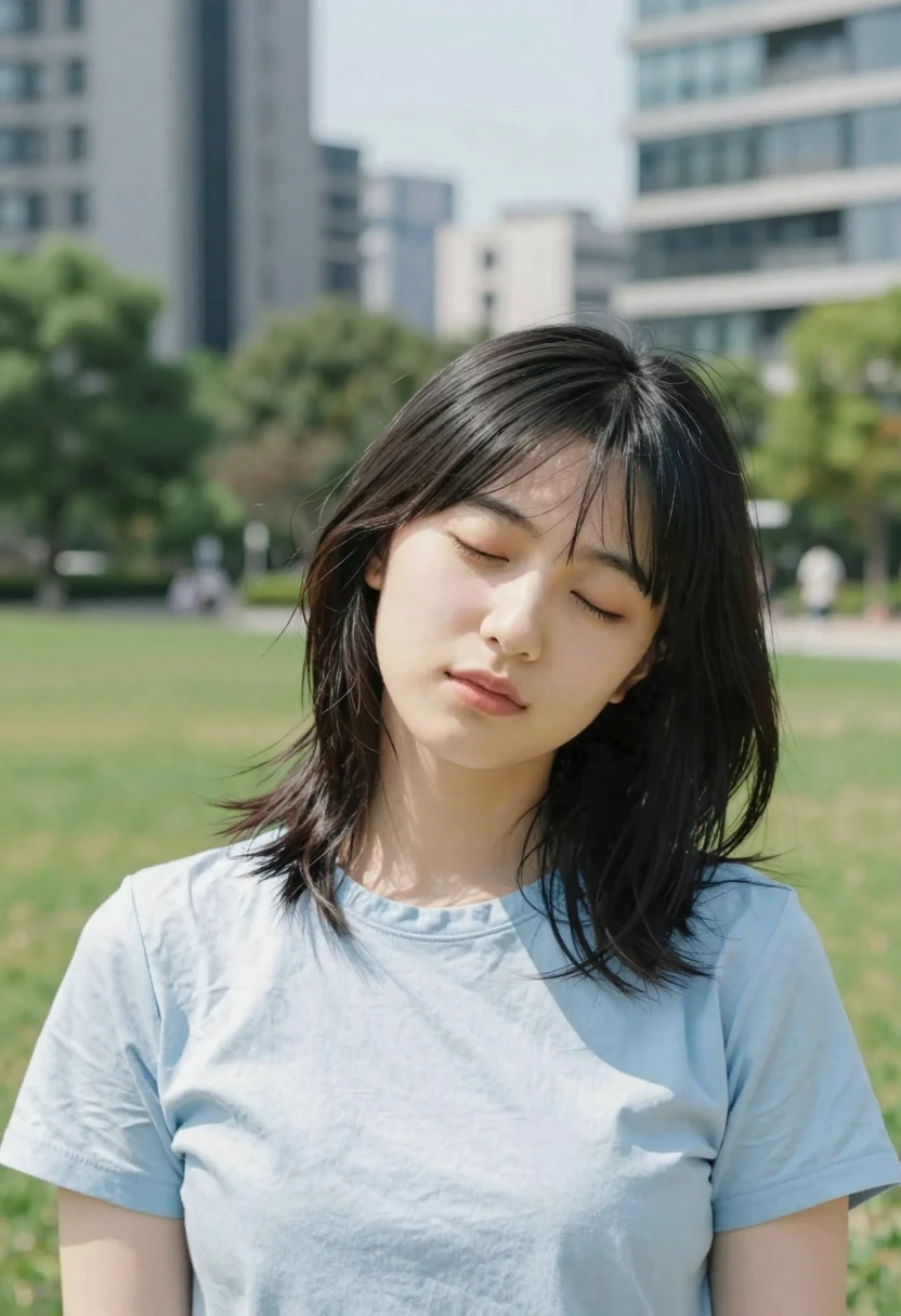 眠そう（sleepy）