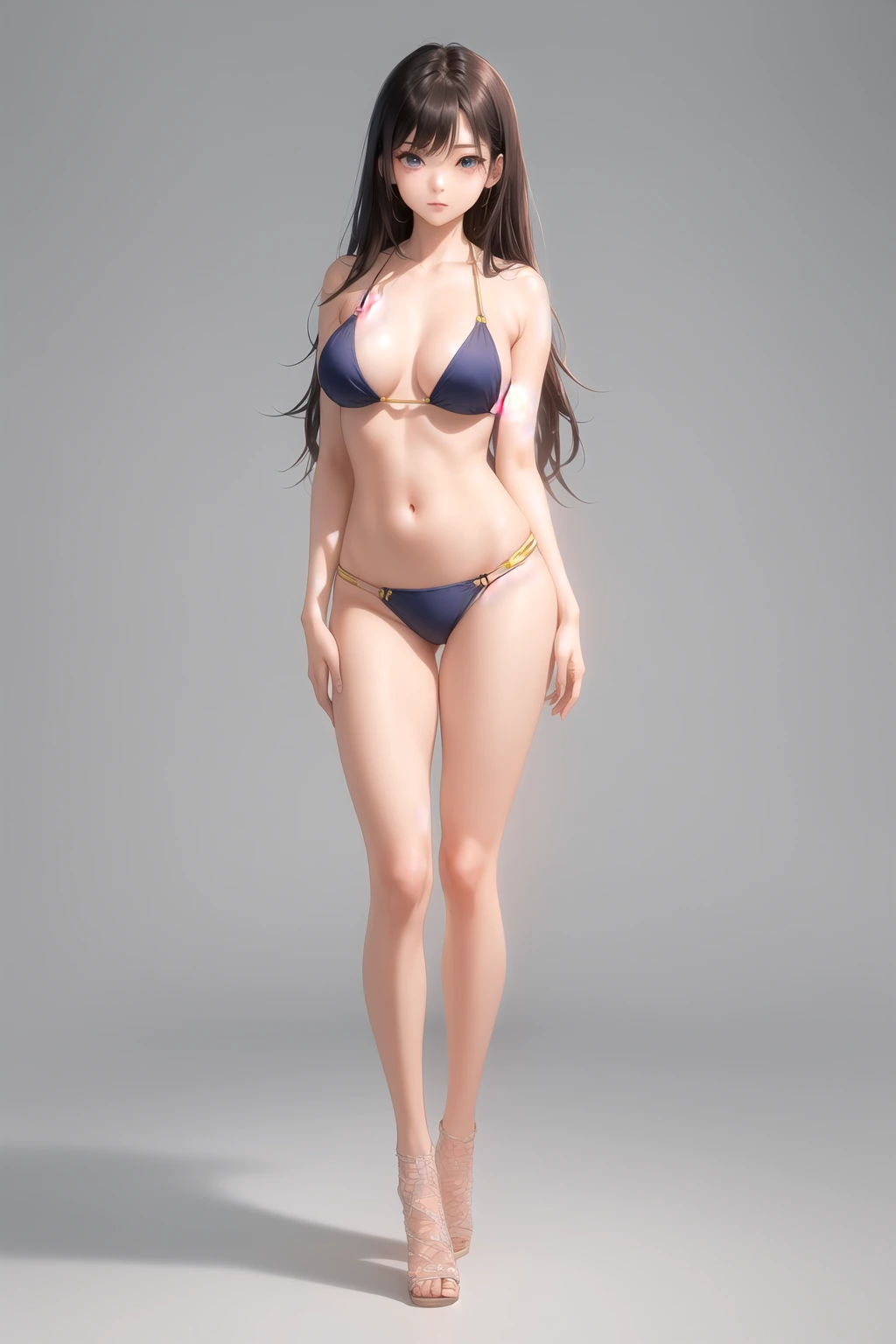 胸の前で手を組む