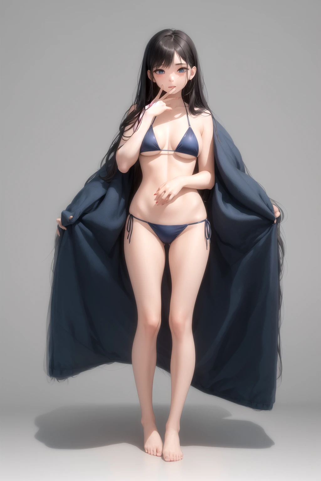 布団から顔だけ